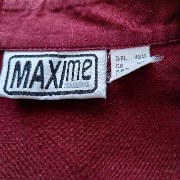 Vintage Max Me Short Sleeve Button Up Top - Picture 8 of 10